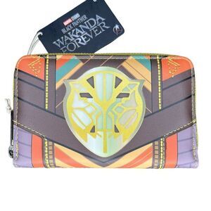 NEW Loungefly Marvel Black Panther Okoye Cosplay Zip-Around Wallet